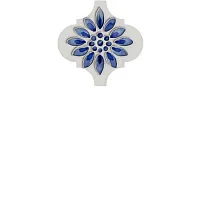 Декор Арабески Майолика 5 глянц, 6,5x6,5 7 мм, арт. VT/A320/65000