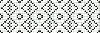 Декор Pret a Porte Black&White Mosaic (O-PRP-WIU441-16), 25x75