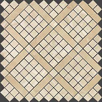 Мозаика Marvel Trav.Alabastrino Diagonal Mosaic глянц, 30,5x30,5 0-0 мм, арт. 9MVA