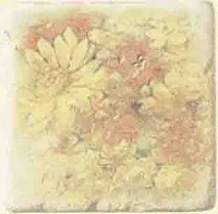 Декор Inserto Ottocento Botticino S/3 Ромашки, 10x10, арт. 1511014-240-02240-1