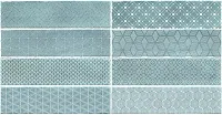 Плитка Decor Opal Sky глянц, 7,5x30