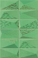 Плитка FANCY EMERALD (стена 7 видов), 10x20