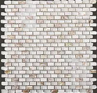 Мозаика Tribal Pearl White, 28,6x28,3