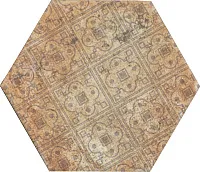 Керамогранит Pompeia Decor Marron мат, 20x24 8 мм