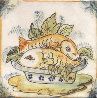 Декор Форио Рыбы, 15x15 6,9 мм, арт. FC/A04/17010