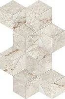 Мозаика Marvel Diva White Everest Mosaico Hex Lapp лап 40,3x23,3 арт. AYLR