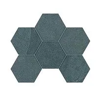 Мозаика Anthracite Mosaic LN03 Hexagon мат 25x28,5 арт. 37110