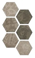 Керамогранит Hexagon Atlas Patchword Cold, 21,6x25