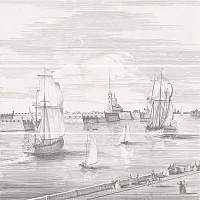 Панно Город на воде SPb 3 части обрезной, 25x75, арт. 12108R/3x/3F