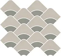 Мозаика Таделакт наборный бежевый светлый зелёный обрезной мат 30x28 9 мм арт. KMD2HID006BR