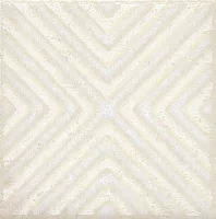 Вставка Амальфи орнамент белый STG\B403\1266 (9,9x9,9)