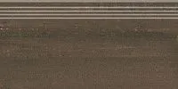 Ступень Про Дабл коричневый обрезной мат, 30x60 9 мм, арт. DD201320R\GR