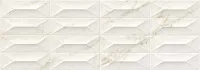Плитка Marbleplay Ivory Struttura Gem 3D Rett глянц, 30x90 10 мм, арт. M4PF