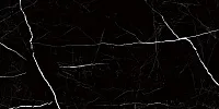 Керамогранит Nero Marquina черный глянцевый глянц, 60x120 9 мм
