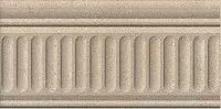 Бордюр Золотой пляж тёмный беж структурированный, 9,9x20, арт. 19022\3F