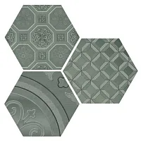 Декор Dec VODEVIL GREY, 17,5x17,5