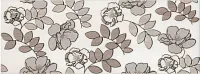 Декор Ньюпорт Цветы коричневый глянц, 15x40, арт. (STG\A182\15010)