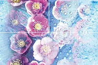 Панно Waterfall P4D244 из 4-х плиток глянц, 40x60