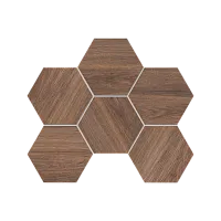 Мозаика Eucalyptus Mosaic SI02 Hexagon мат 25x28,5 10 мм арт. 39022