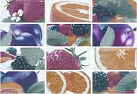 Декор Biselado - 10 Decorado Siroco Комплект декоров из 12 плиток глянц, 10x20