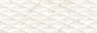 Плитка Allmarble Wall Golden White Struttura Pav Lux 3D глянц, 40x120 8 мм, арт. M71S