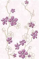 Декор Milena (Милена) фиолетовая глянц, 20x30