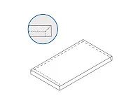 Угловая Ступень СЭНД Х2 ЛЕВАЯ, 33x60 20 мм, арт. 620070000711