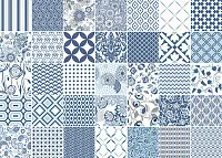 Панно Colibri Comp Blu, 62,5x87,5, арт. 6000190