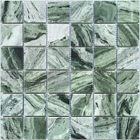 Мозаика Onice Verde oliva POL 48x48x7 полир, 30,5x30,5 7 мм
