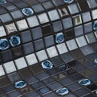 Мозаика Roses с чипом 2,5x2,5, 31,3x49,5