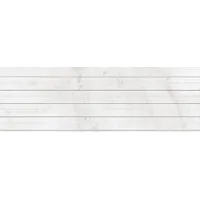 Плитка Канцоне 7Д белый мат 30x90 10 мм