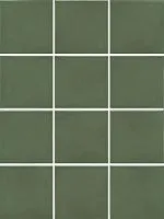 Мозаика Бахия зелёный из 12 частей глянц 9,8x9,8 7 мм арт. KM1010G0050N