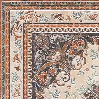 Декор Мраморный дворец ковёр угол лаппатированный лап, 40x40, арт. HGD\A174\SG1550