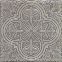 Декор Фес серый глянц 15x15 6,9 мм арт. KMD3STA006BN