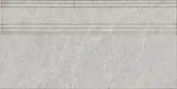 Плинтус Риальто серый светлый глянцевый обрезной глянц 20x40 16 мм арт. FME027R