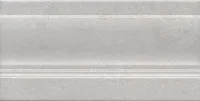 Плинтус Ферони серый светлый матовый мат, 10x20 13 мм, арт. FMD040