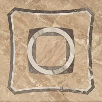 Вставка Портофино бежевый Интарсио лап, 45x45 8 мм, арт. 610080000212