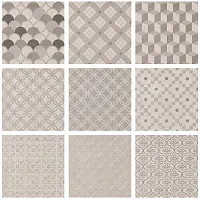 Керамогранит Карнаби-стрит орнамент беж мат, 20x20 8 мм, арт. SG1575N