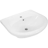 (S-UM-ERI65/1-w) Раковина встраиваемая: ERICA ERI65 1 отв., белый, Сорт1