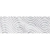 Декор Ginevra grey серый 01 глянц 30x90 10 мм арт. 010301002129