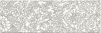 Декор Pret a Porte White Iserto Flower 25x75 (O-PRP-WIU051), 25x75