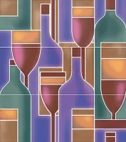 Панно Карминьяно матовый мат, 40x45 8 мм, арт. OS/A299/3x/15079