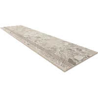 Ступень Light Grey Steptrade OM01 с насечками мат 30x120 арт. 69393