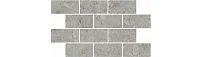 Мозаика Чеппо ди Гре серый обрезной мат 34,6x20 9 мм арт. DD606020\MM
