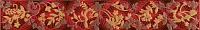 Бордюр Listelo Elegance Rojo глянц, 6x40