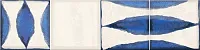 Декор Faenza Cobalt Flor Frise 2, 15,6x63, арт. 586832002