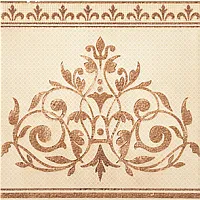 Декор Dec Vanity Crema глянц, 25x25