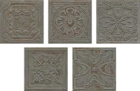 Плитка Gatsby Charcoal Tin, 20x20