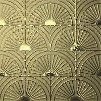 Декор Glam Gold Pvd Bril полир, 14,8x14,8, арт. 222137