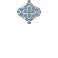 Декор Арабески Майолика орнамент глянц, 6,5x6,5 7 мм, арт. OS/A37/65000